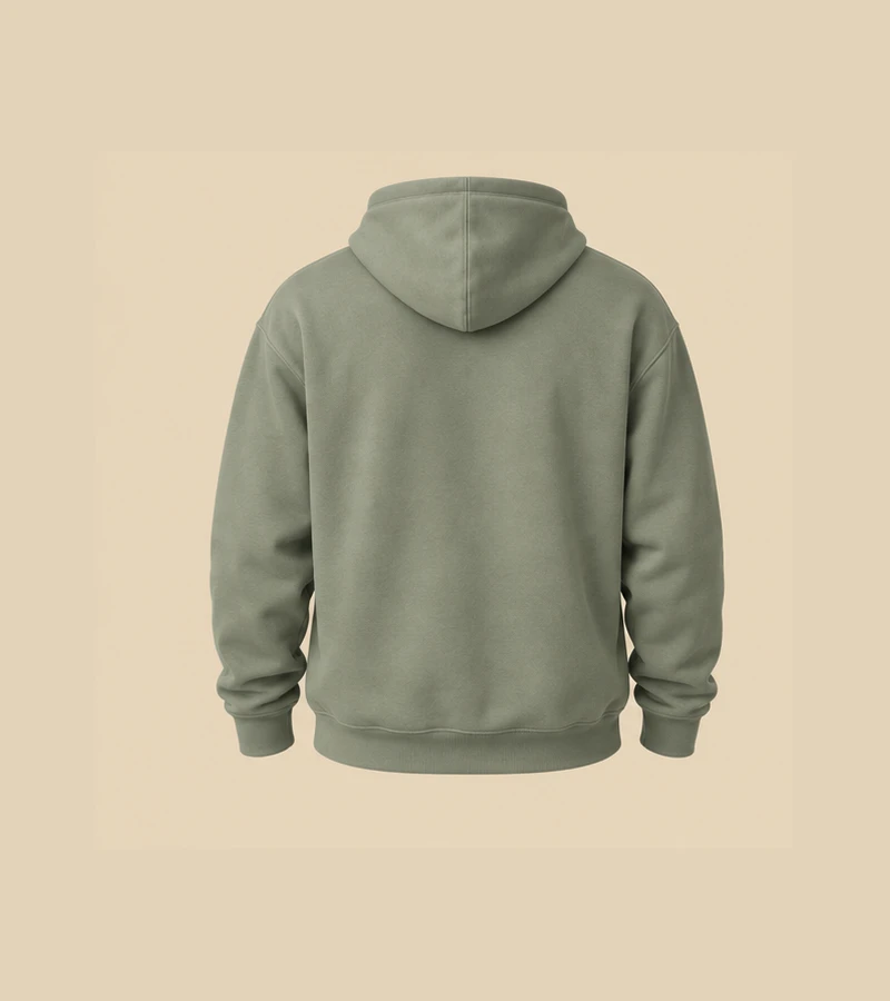 Drift Sage Wordmark Hoodie ring4 concept, not real product photography